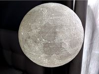 12-inch Moon Lamp for Small IKEA HEMMA Table Lamp by brooksben11