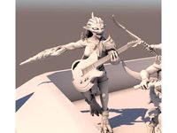 Demon Girl Guitarist by tired_models