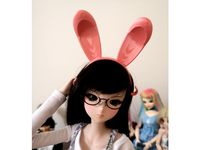 Bunny Ears For BJD Doll (SmartDoll) by NermalAndGarfield