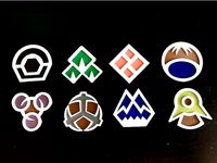 Pokemon Generation 4 Sinnoh Gym Badges by fusionking