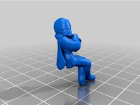 Sitting Bith Civilian (star wars legion scale) by McAnultyMiniatures
