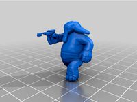 Max Rebo (star wars legion scale) by McAnultyMiniatures