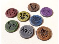 Malifaux Scheme Markers by idunn