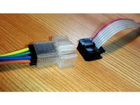 Male IDC connector for ribbon cable and dupont jumpers by juewei
