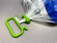 Adjustable Shopping Bag Handle by CyberCyclist
