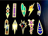 Pokemon Generation 5 Unova Gym Badges by fusionking