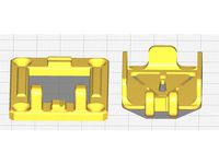 Switch Cover with Torsion Spring Recesses by peborg