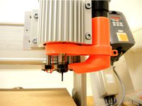 CNC vacuum mount and adapter, height adjustable by SIE-Maker