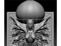 Mermaid wall lamp by PeteA