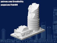 GreebleCity Ruins: Skyscraper XVII by Fisk400