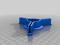 Model Rocket Fin Alignment Tool For Estes Sky Warrior 34mm by IIIPGUY