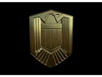 DREDD hall of justice badge by Eggit13