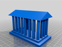 Greek temple  by 3dprintmaster1179