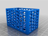 Storage Container for Sweetener Packets - Honeycomb Walls by eggtimer