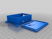 Raspberry Pi 3B Case with Camera and SenseHat by saxmfone1