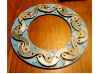 Ezekiel's Wheel Puzzle by OpenScadDad