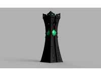 Space zombies Convergence pillar by Azathot57