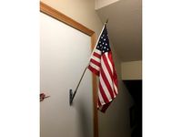 Flag Pole Holder Using Magnets by jeffrey892