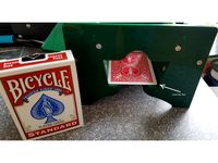 Kartenmischer Kartenfach card shuffler wide remix for standard width "Bicycle" cards by Shmoee