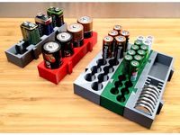 Battery Organizer Puzzle - Expandable by JRauer