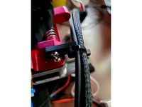 Aluminum Extruder Cable Support (Ender 3 + Others) by draxus42