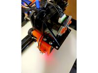 Direct extruder and BL touch mounter for JGmaker magic by Tyatarou