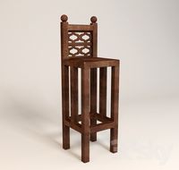 bar stool in the old Russian style