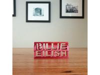 Billie Eilish 3d flip ornament by CheesmondN