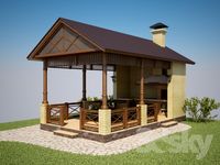 Gazebo brick