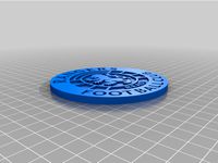 Glasgow Rangers Emblem Coaster by AlexD1992