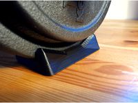 Dumbbell holder (90mm radius) by Kekboi69