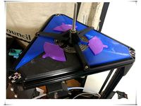 Anycubic Kossel delta plus top spool holder and cover by Yuki_Kane