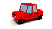 Low Poly Cartoon Car