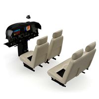 Light Airplane Cabin