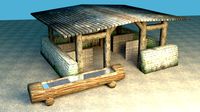 Big medieval stable
