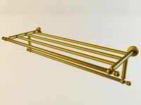 towel holder with a shelf
