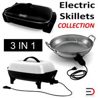 Electric Skillets 3D Models Collection