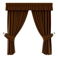 Curtain 4 Brown