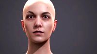 Realistic Woman Body - Basic Rig - LOD4096 - 171FBody
