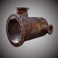 Rust Pipe Low Poly
