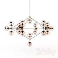 Roll and hill - Modo chandelier