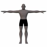 Base mesh man character V21