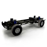Racing Truck KAMAZ Chassis Rigged 3D Model
