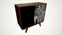 Cabinet with print