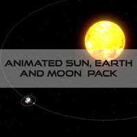 Animated Sun Earth Moon System
