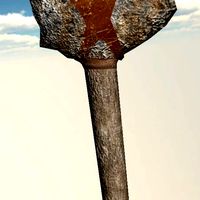 Stone hatchet