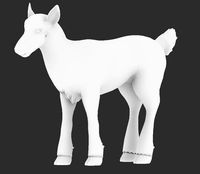 Unrigged Deer with UV