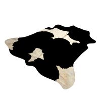 Cowhide animal skin rug
