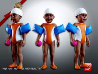 Swimming pool Child Female AIN 001