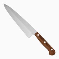 Wooden Handled Kitchen Knife 01